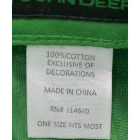 NWT John Deere Green Baseball Cap Hat Owners Edition Adjustable Strap - Picture 9 of 10